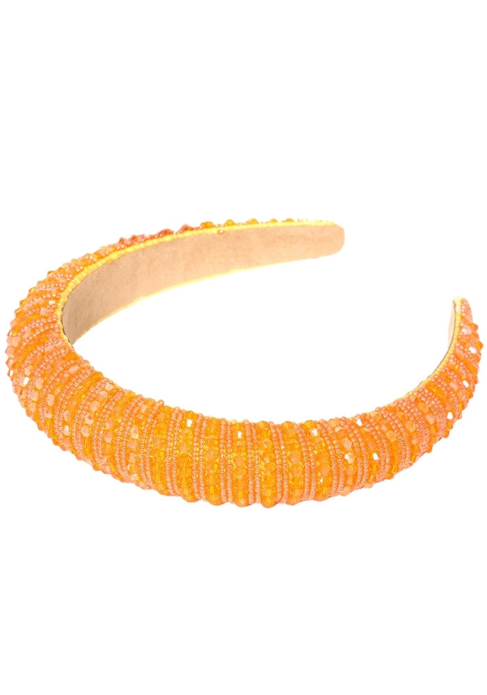 Haarband Glitter Oranje - Festivales