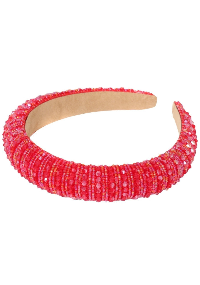 Haarband Glitter Rood - Festivales