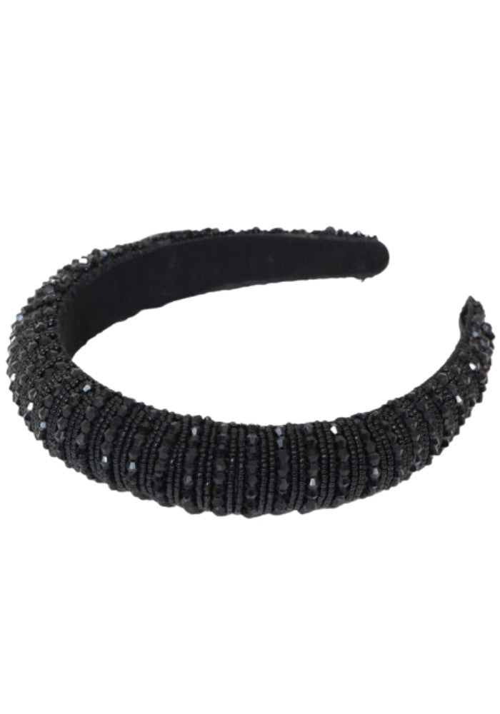 Haarband Glitter Zwart - Festivales