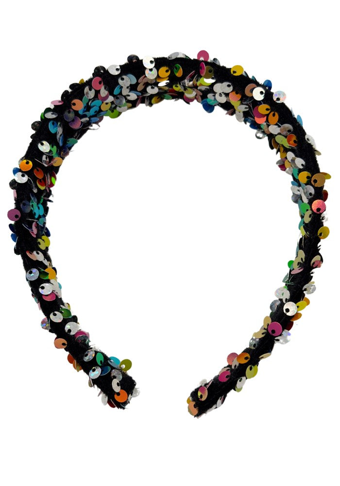 Haarband Pailletten Regenboog - Festivales