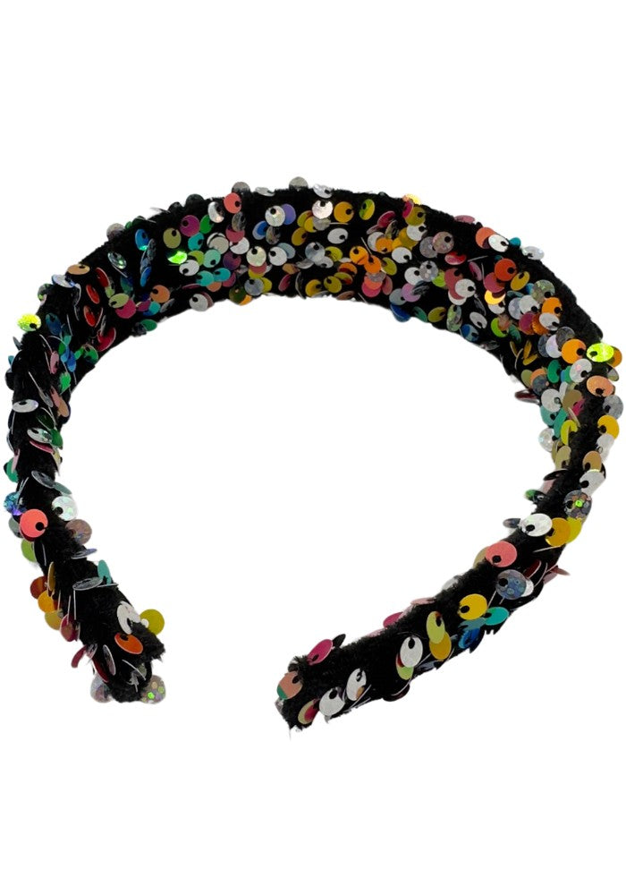 Haarband Pailletten Regenboog - Festivales