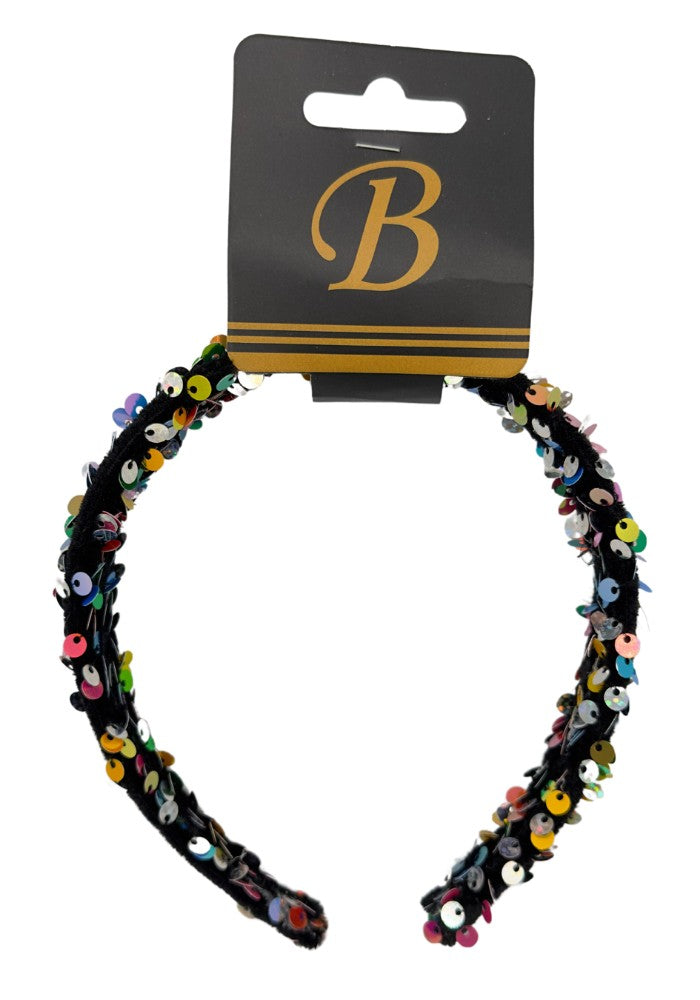 Haarband Pailletten Regenboog - Festivales