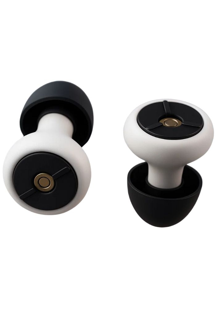 Dr. Deaf Oordopjes Pro Pro + (Met Filter) (Zwart/Wit) - Festivales