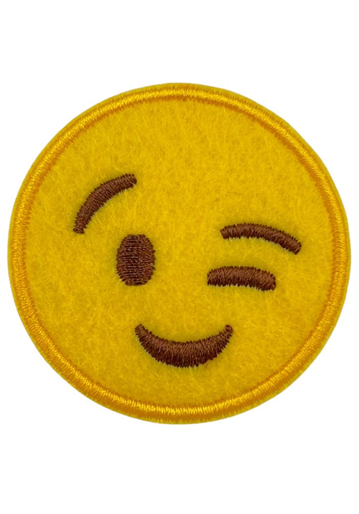 Emoji Knipoog - Overige Embleem - Festivales