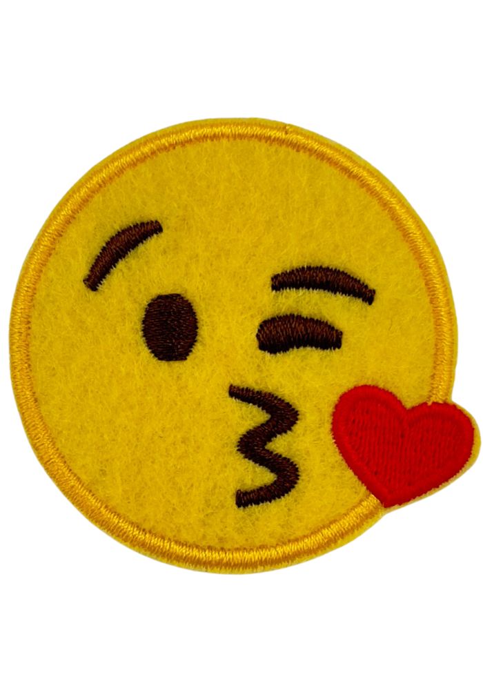 Emoji Kussend - Overige Embleem - Festivales