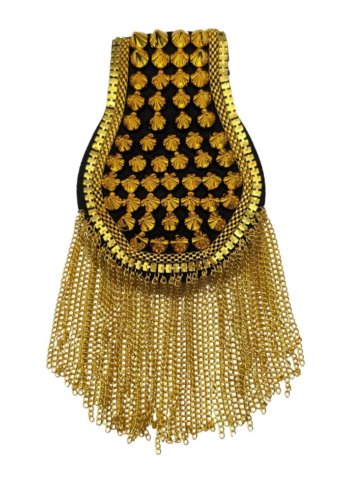 Epauletten Met Spikes Goud - Festivales