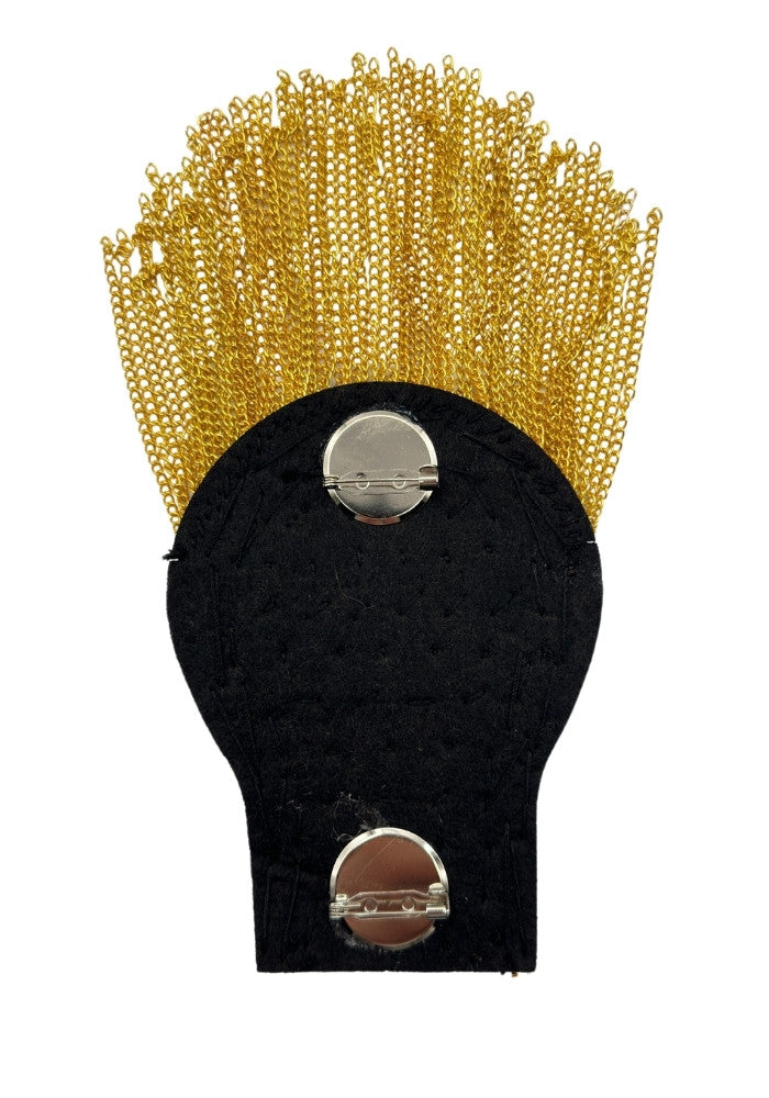 Epauletten Met Spikes Goud - Festivales