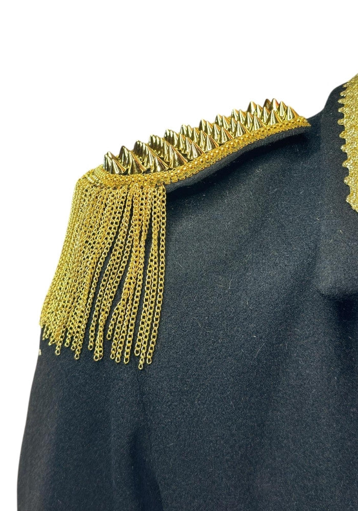 Epauletten Met Spikes Goud - Festivales
