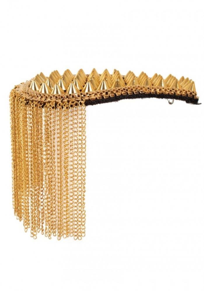 Epauletten Met Spikes Goud - Festivales