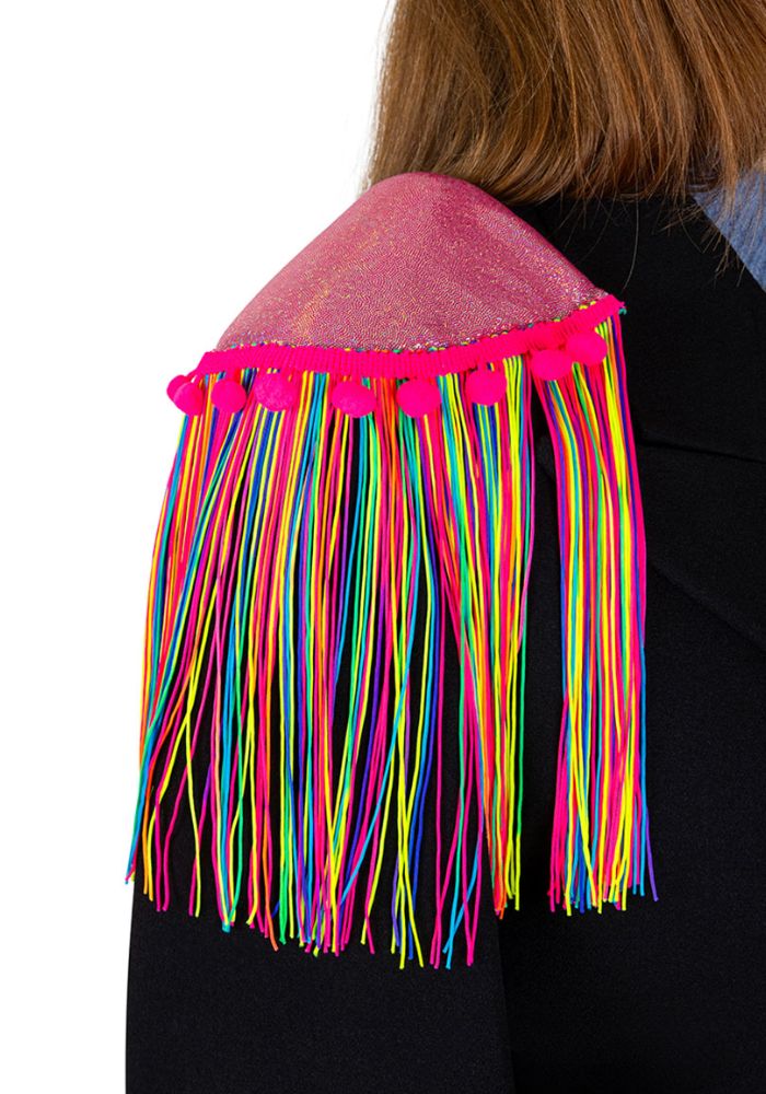 Epauletten Shiny Roze/Regenboog - Festivales