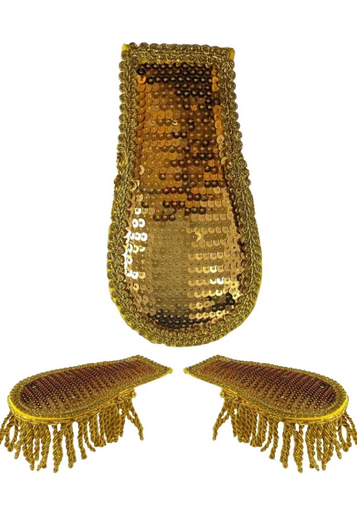Epauletten Strass Goud - Festivales