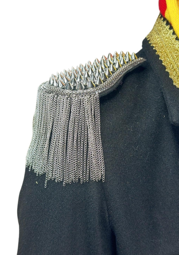 Epauletten Met Spikes Zilver - Festivales