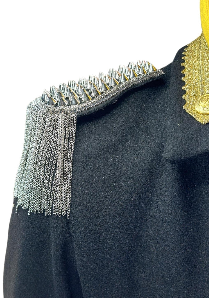 Epauletten Met Spikes Zilver - Festivales