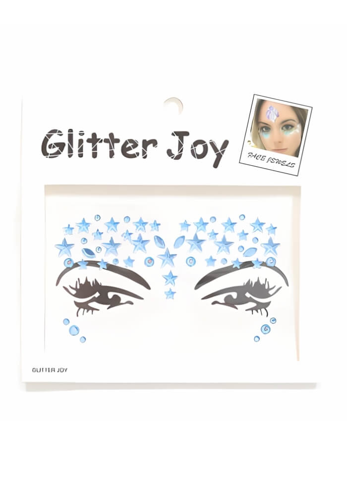 Face Jewels Iconen Blauw - Festivales