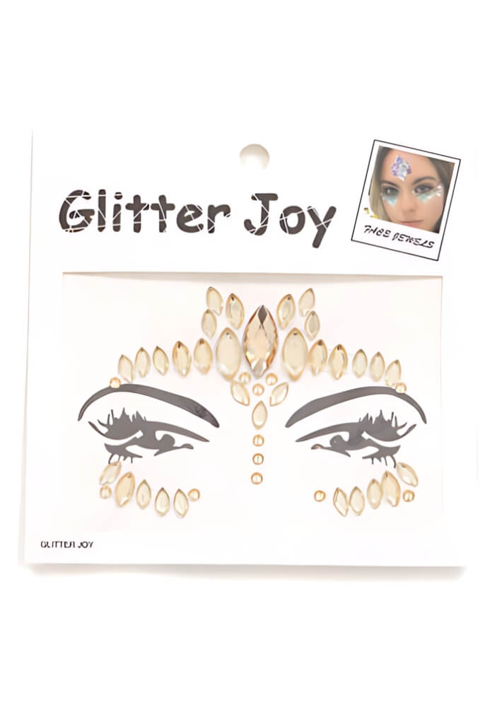 Face Jewels Hima Bruin Goud - Festivales