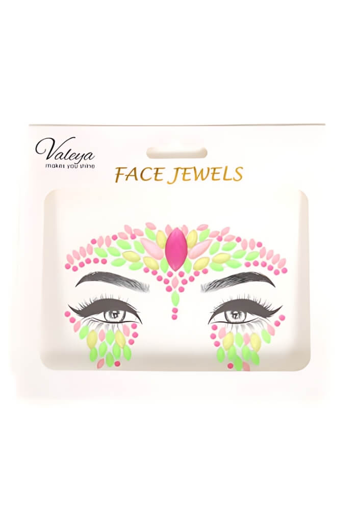Face Jewels Glow In The Dark - B - Festivales