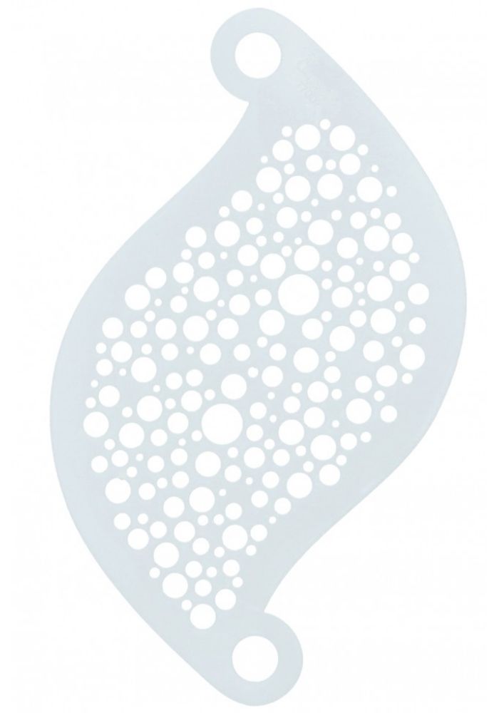 Face Paint Stencil Superstar Bubble 77007 - Festivales