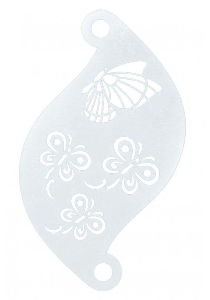 Face Paint Stencil Butterflies 77075 - Festivales