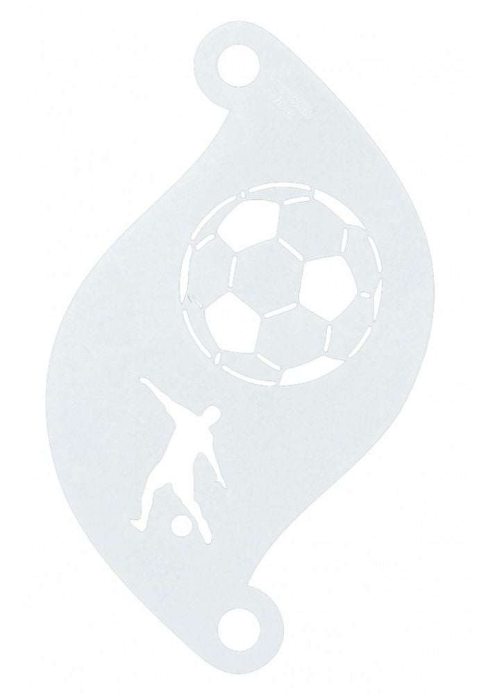 Face Paint Stencil Soccer 77060 - Festivales