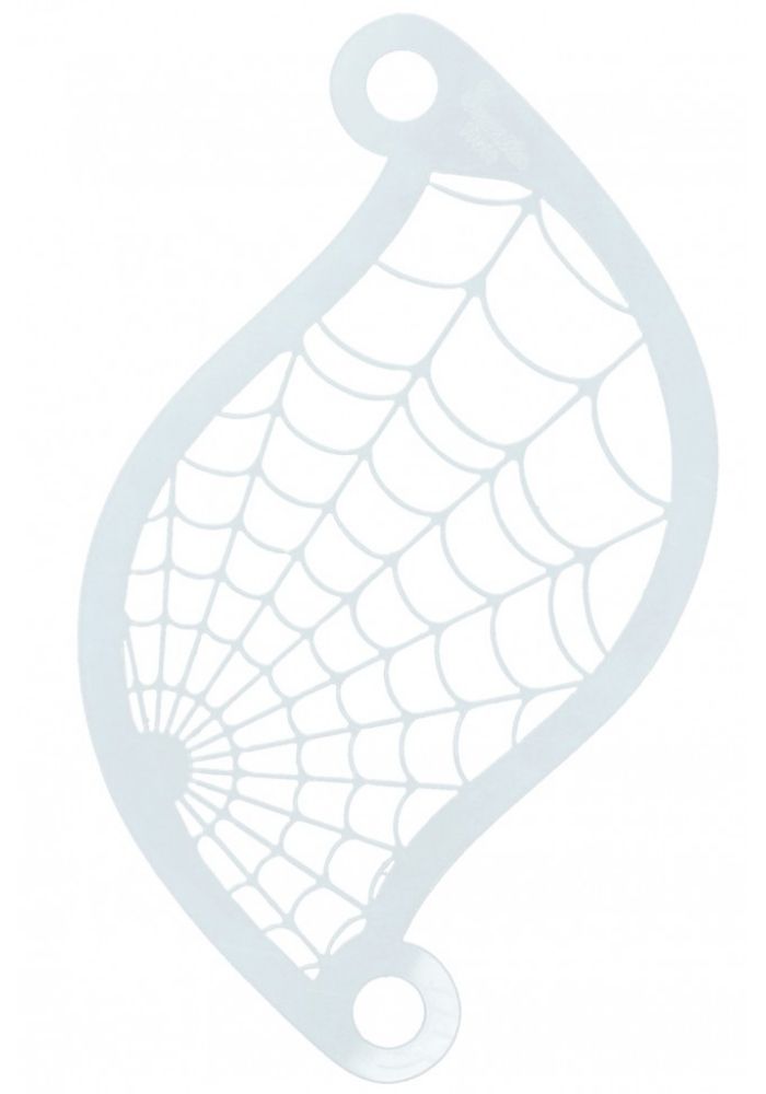 Face Paint Stencil Superstar Spiderweb 77011 - Festivales