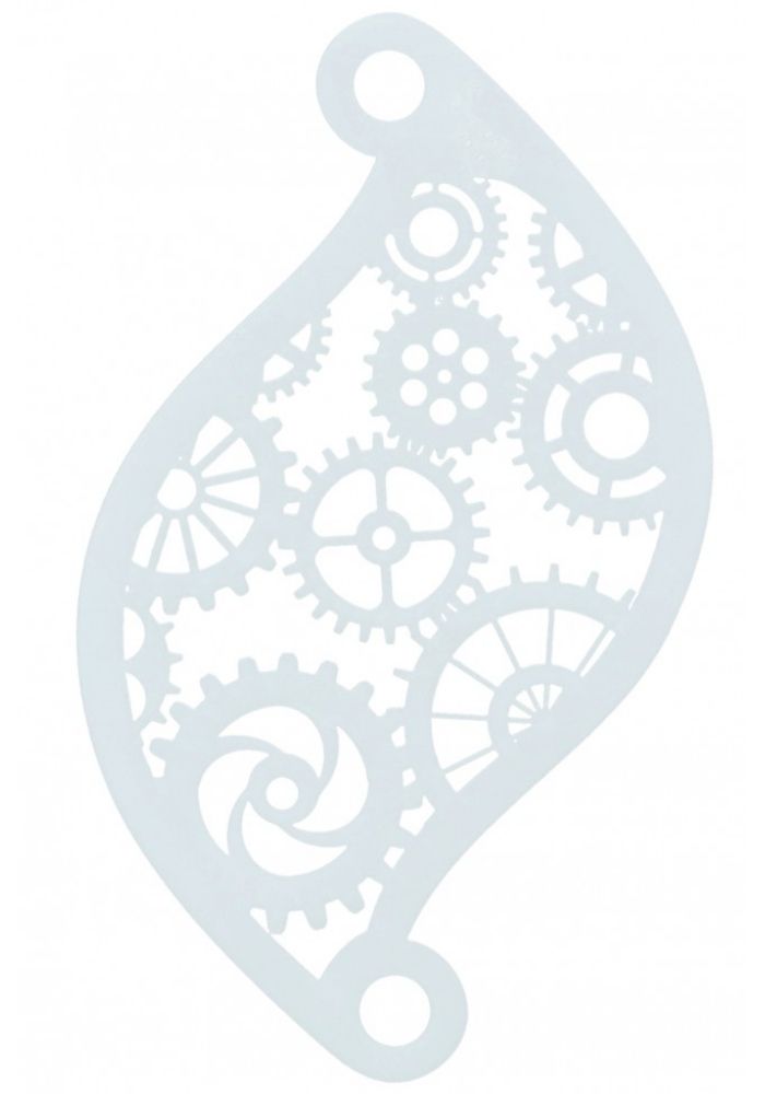 Face Paint Stencil Superstar Steampunk 77010 - Festivales