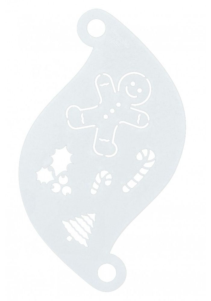 Face Paint Stencil Winter Candy 77100 - Festivales
