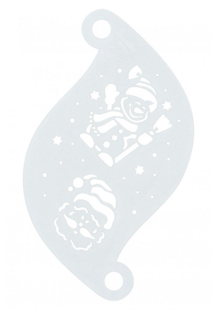 Face Paint Stencil Winter Friends 77101 - Festivales