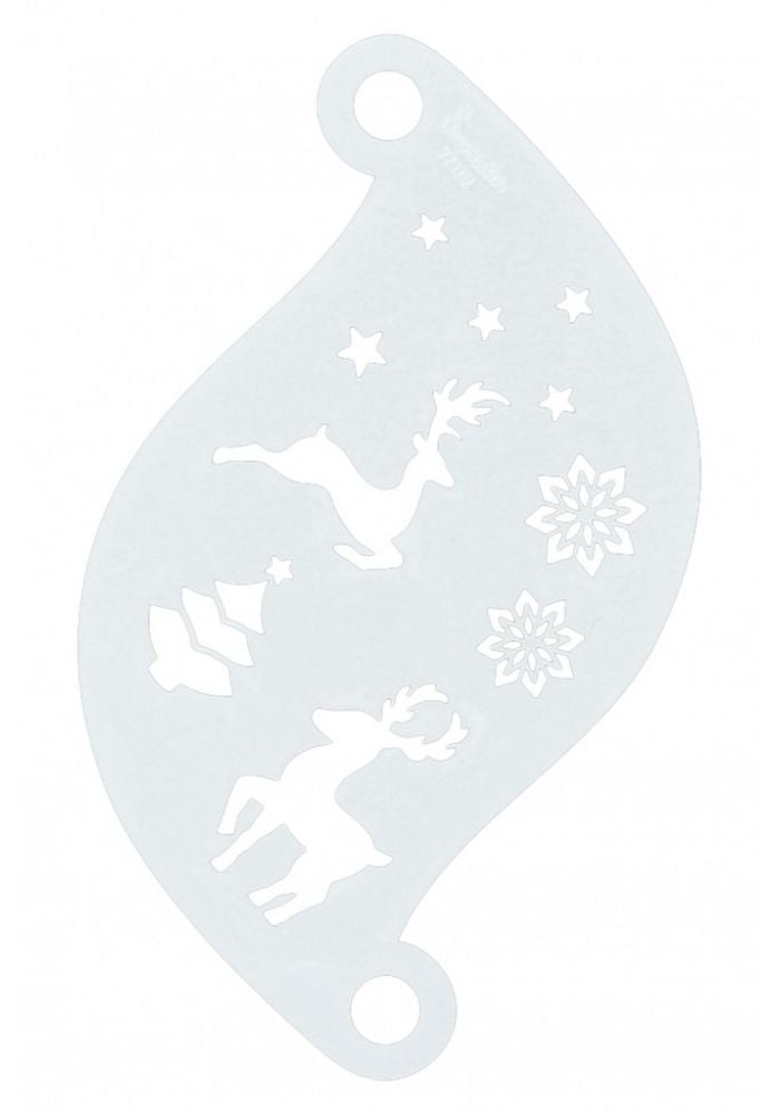 Face Paint Stencil Winter Wonderland 77102 - Festivales