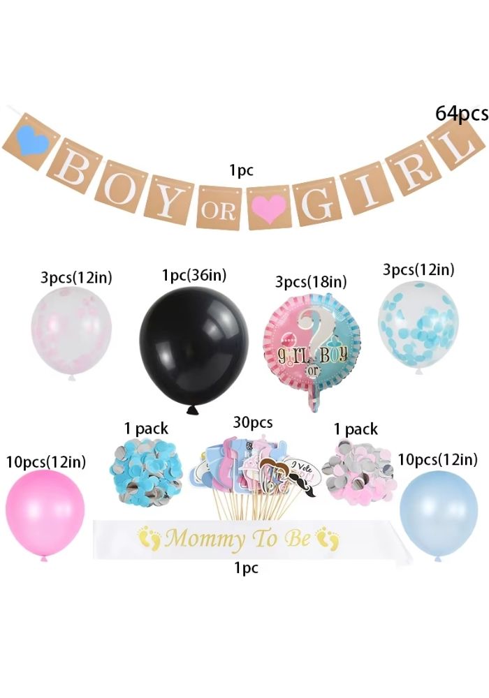 Gender Reveal Versiering Pakket - Festivales
