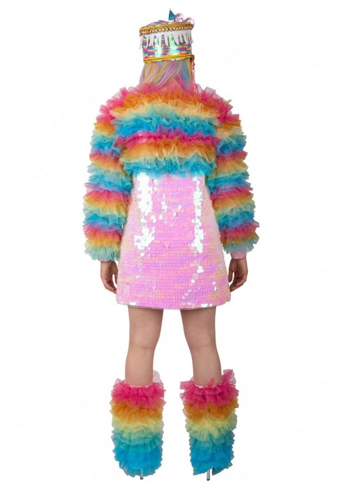 Jas Ruche Bolero Regenboog - Festivales