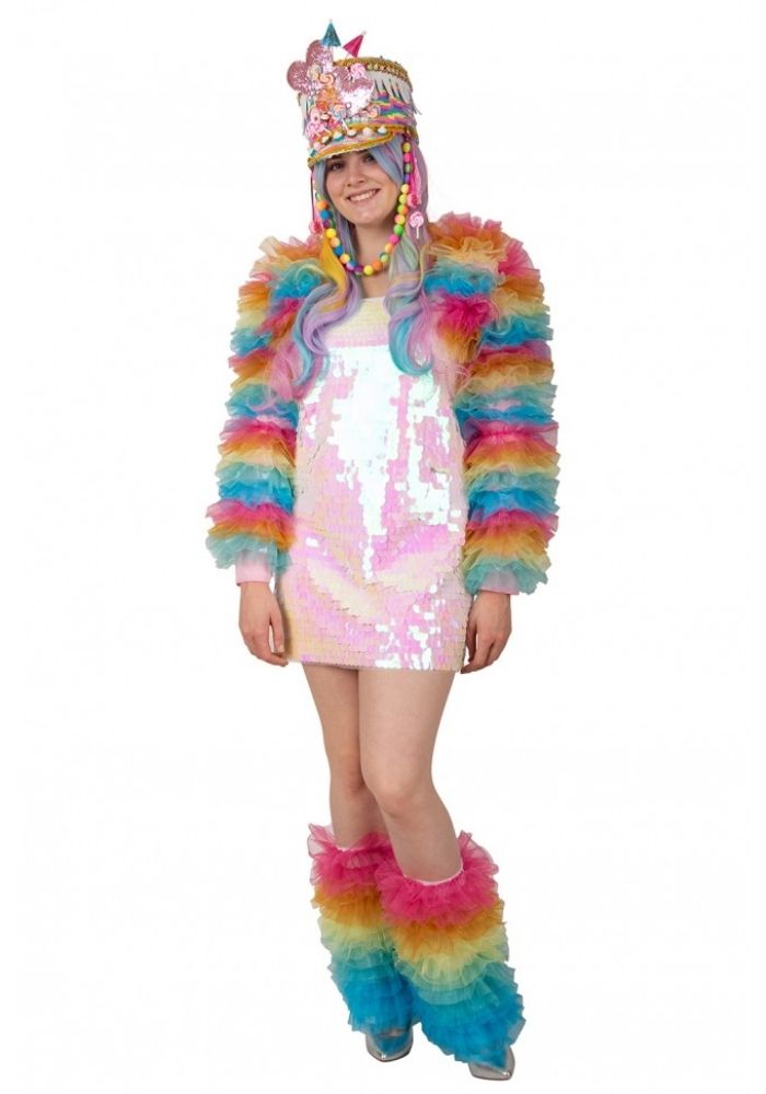 Jas Ruche Bolero Regenboog - Festivales