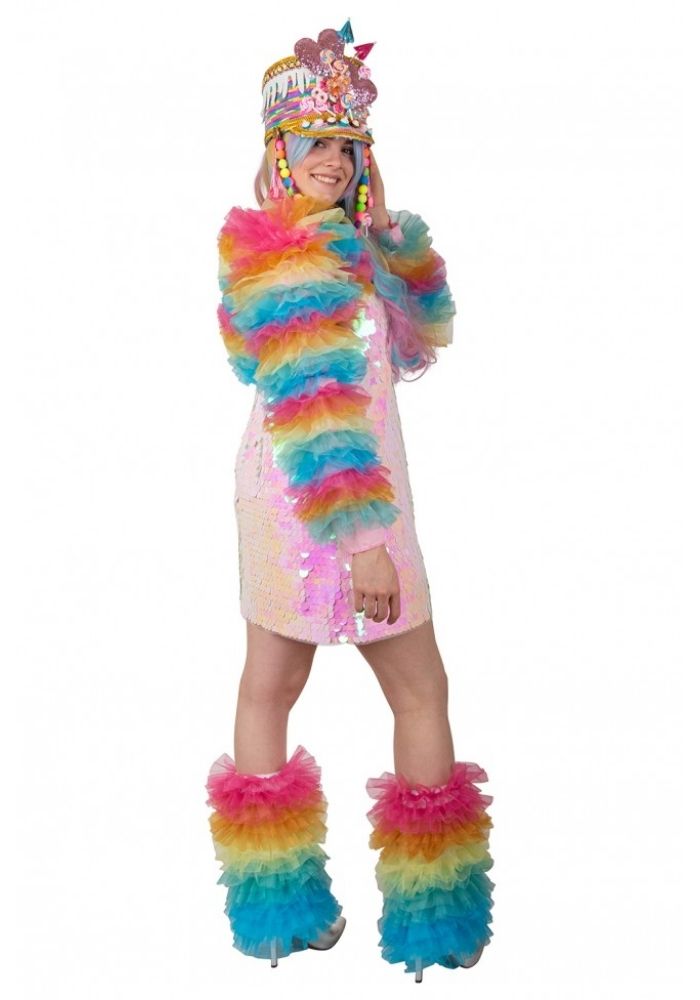Jas Ruche Bolero Regenboog - Festivales