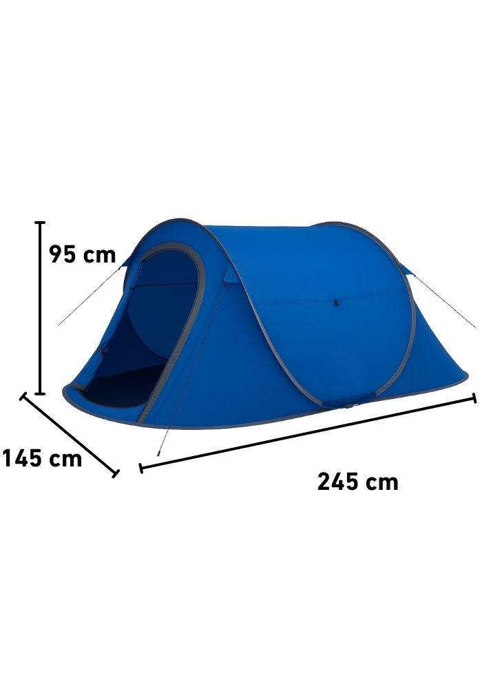 Diving Blue - Festival Pop-Up Tent 2-personen - Festivales