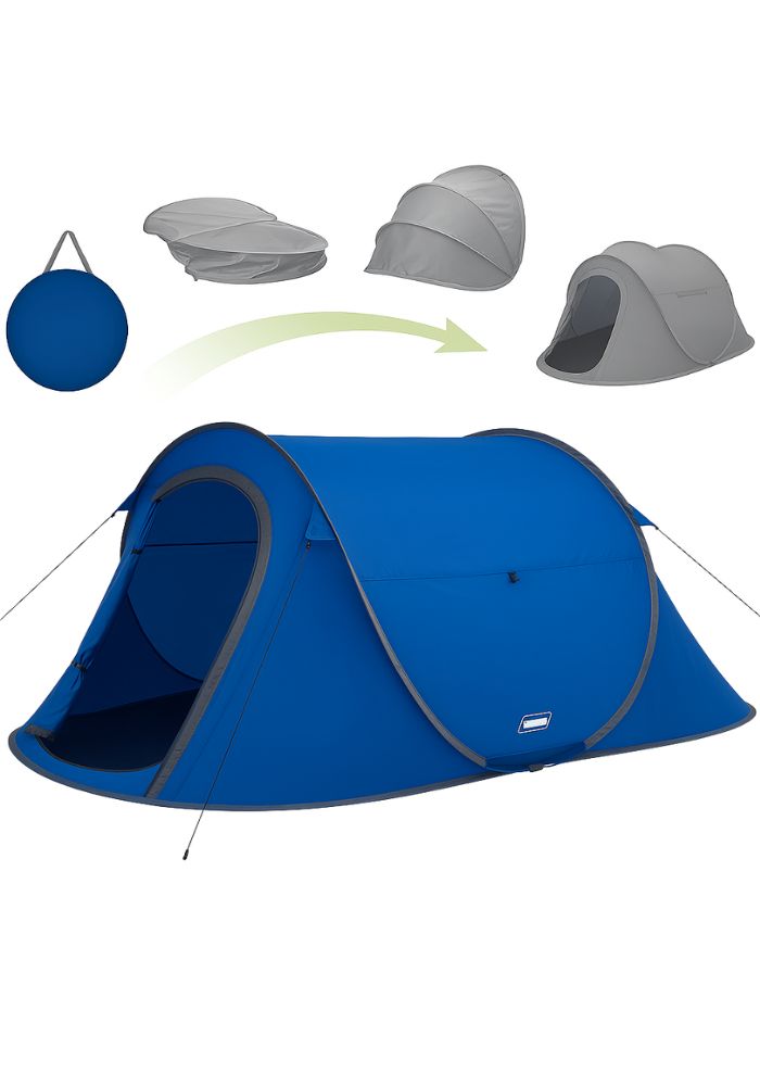 Diving Blue - Festival Pop-Up Tent 2-personen - Festivales