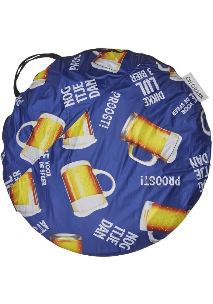 Festival Camping pop-up tent - 2-3 persoons - Brutaal Bier print - Festivales
