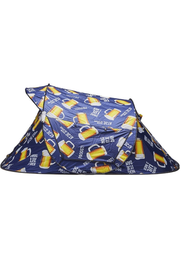 Festival Camping pop-up tent - 2-3 persoons - Brutaal Bier print - Festivales