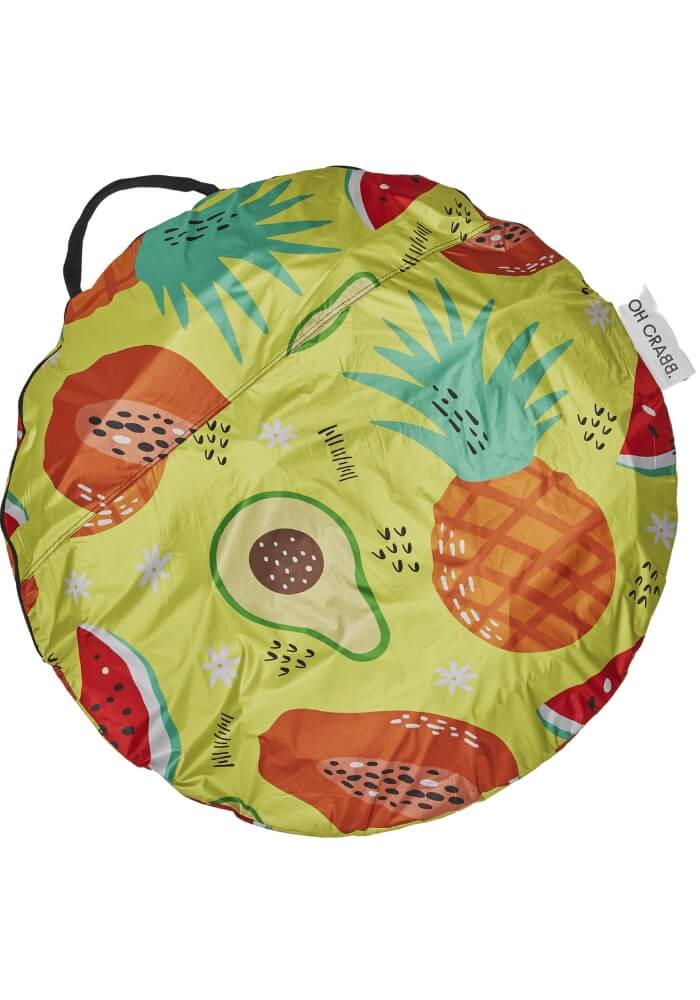 Festival Camping pop-up tent - 2-3 persoons - Fris & Fruitig print - Festivales