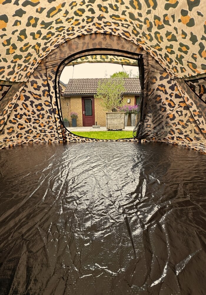 Festival Camping pop-up tent - 2-3 persoons - Pittige Panter print - Festivales