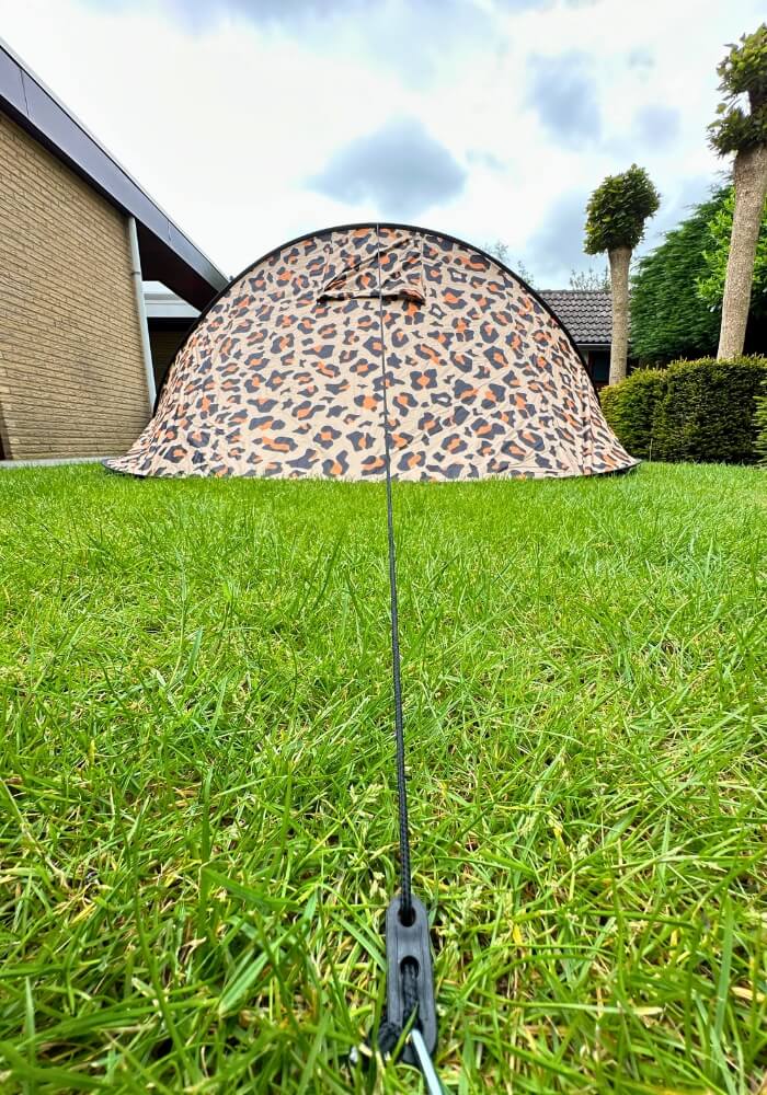 Festival Camping pop-up tent - 2-3 persoons - Pittige Panter print - Festivales