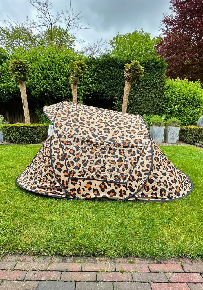 Festival Camping pop-up tent - 2-3 persoons - Pittige Panter print - Festivales