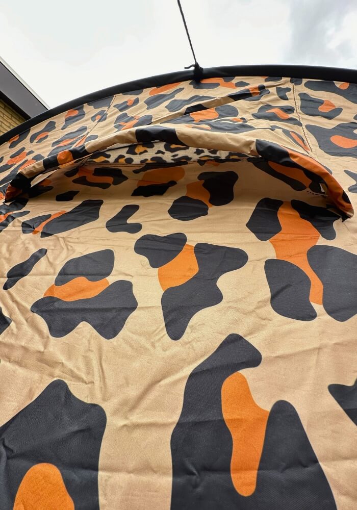 Festival Camping pop-up tent - 2-3 persoons - Pittige Panter print - Festivales