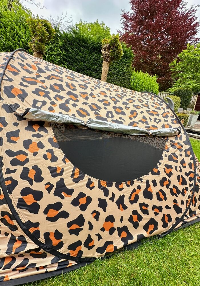 Festival Camping pop-up tent - 2-3 persoons - Pittige Panter print - Festivales