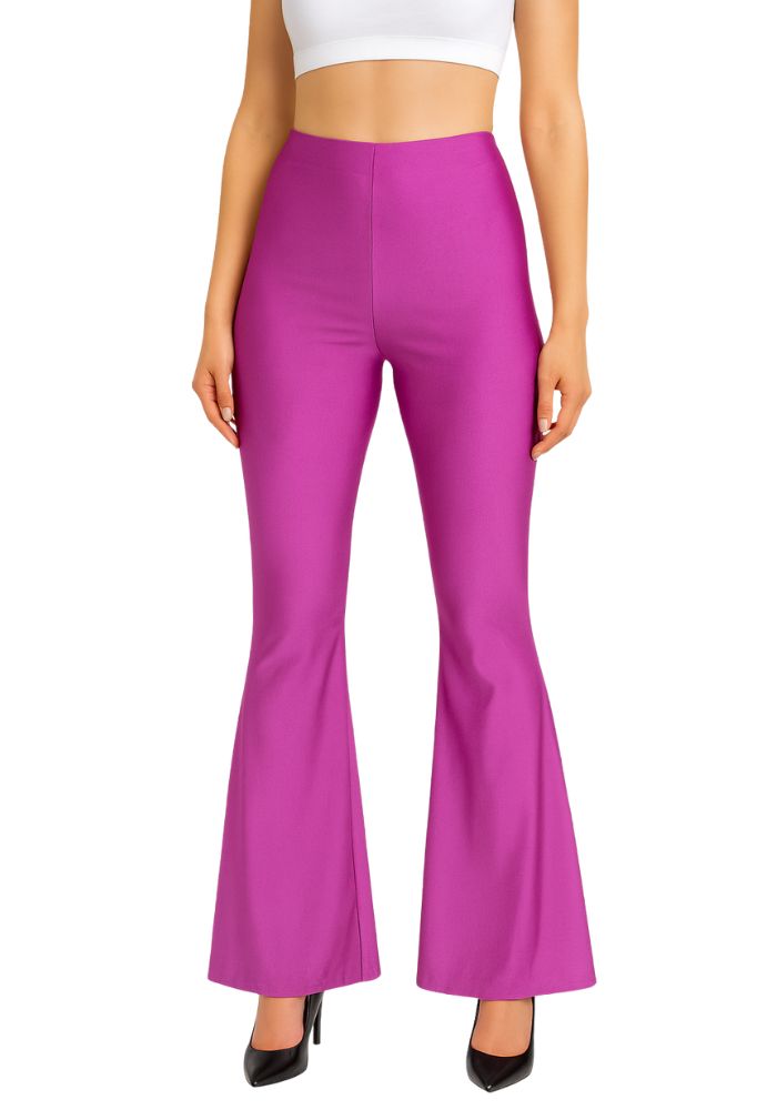 Flared Broek Neon Paars - Festivales