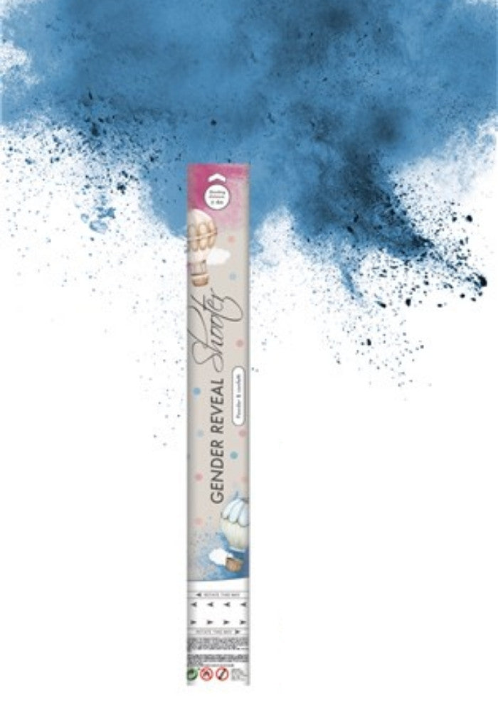 Powder Shooter Blauw Gender Reveal (40cm) - Festivales