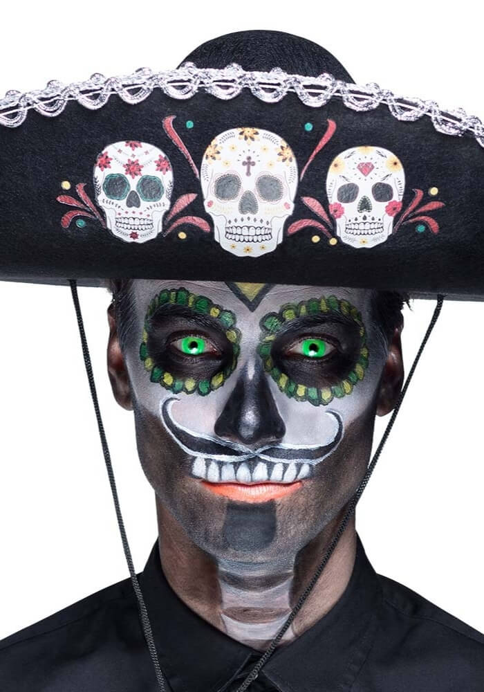 Maandlenzen UV Flash Groen - Festivales