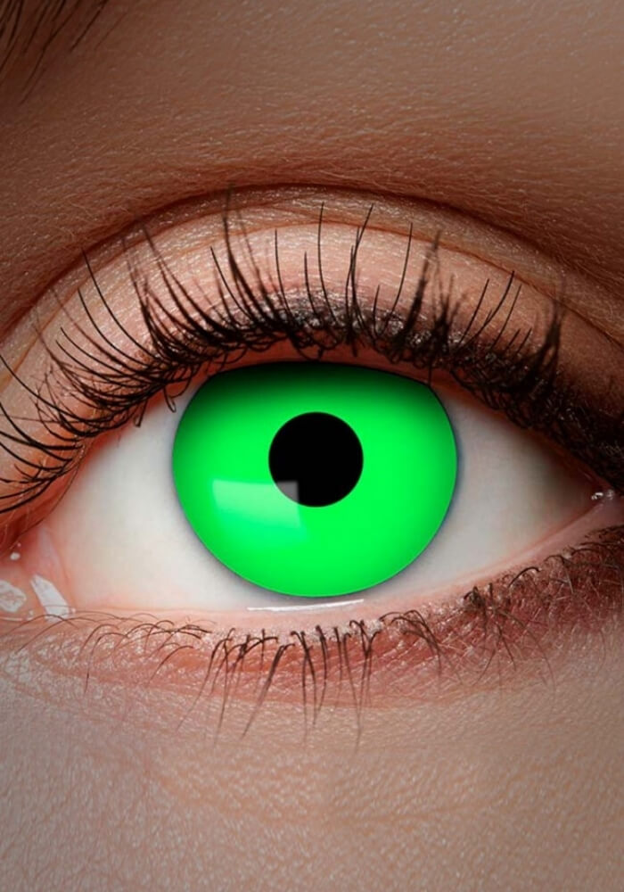 Maandlenzen UV Flash Groen - Festivales