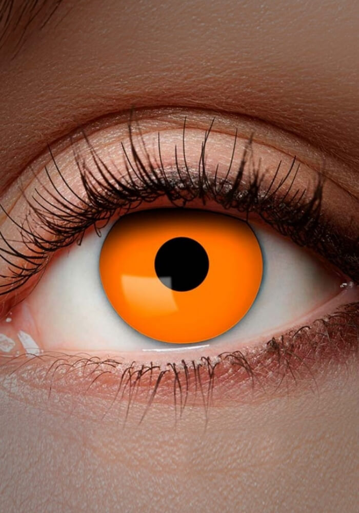 Maandlenzen UV Flash Oranje - Festivales