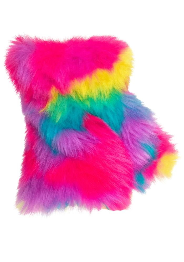 Handschoenen Pluche Regenboog Camouflage - Festivales