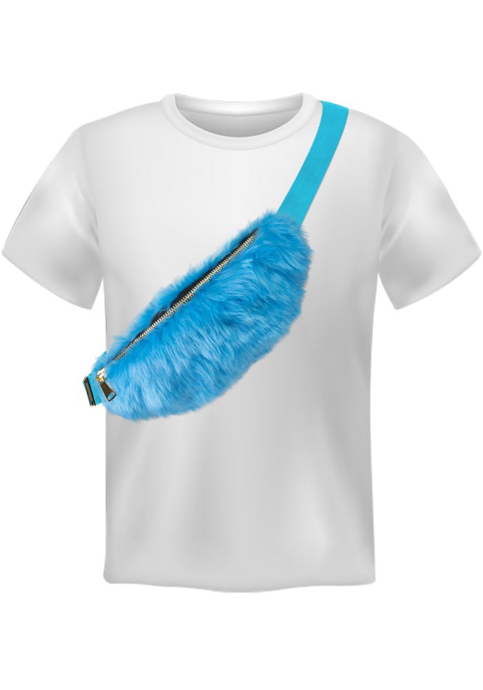 Heuptasje Pluche Blauw - Festivales