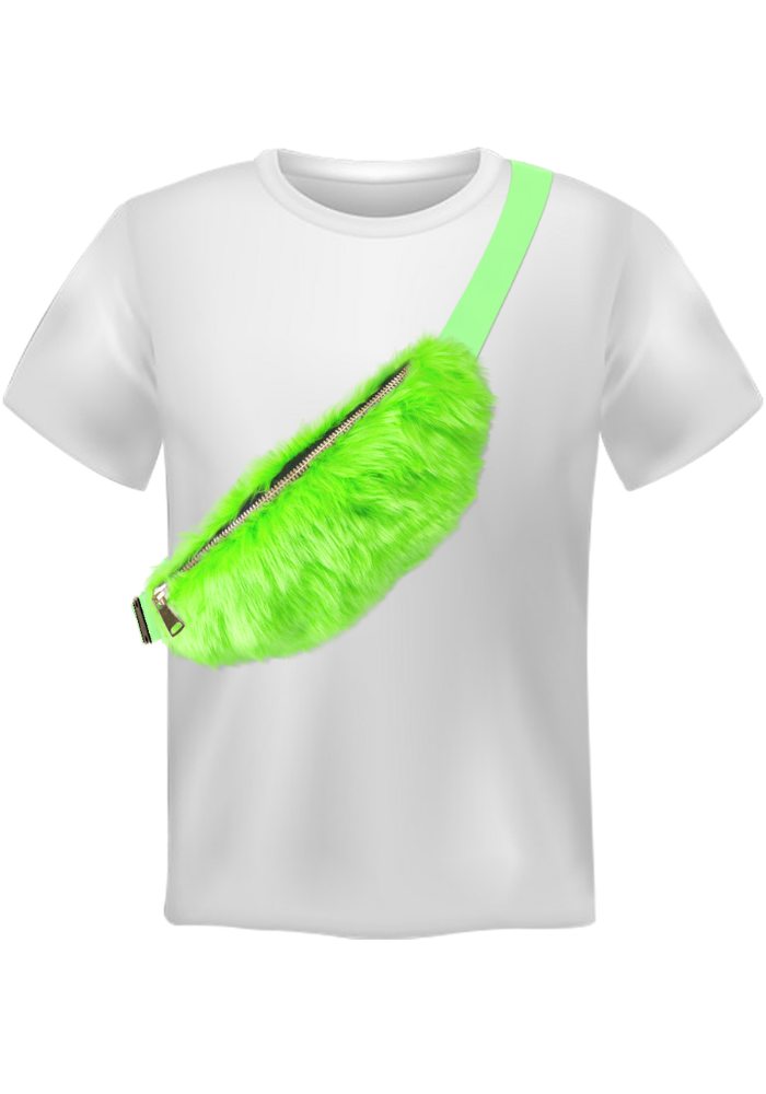 Heuptasje Pluche Groen - Festivales